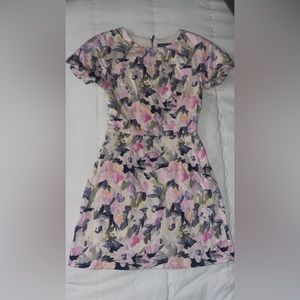 Pink Floral French Connection Mini Dress